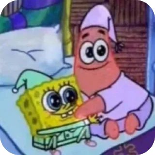 Телеграм стикер 👄 ГУБКО БОБ @vveriks