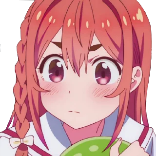 Telegram sticker 😐 Sumi-Chan supremacy by @joandobinbb
