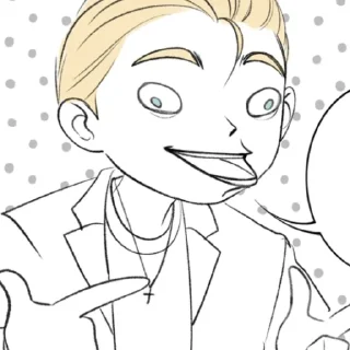 Телеграм стикер 😝 МИШК РУМАНГА