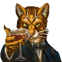 Telegram sticker 🍷 Muenstercat