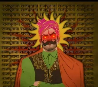 Telegram sticker 🚩 Kshtriya Monarchy💪 ::