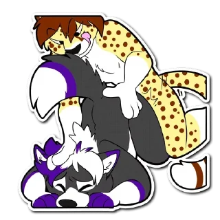 Video sticker 💦 gay yiff — @stckrRobot