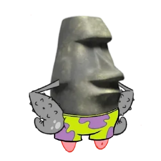 Video sticker 🗿 Emot Batu 🗿 by @devrichofh :: @fStikBot