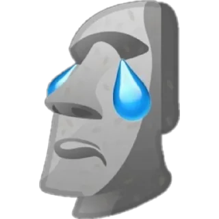 Telegram sticker 🗿 Emot Batu 🗿 by @devrichofh :: @fStikBot