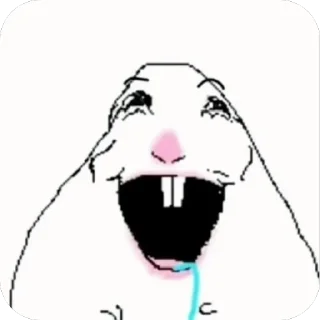 Sticker 🫥 хамяки и прочая хуетень :: @homyak_stickers