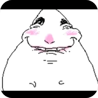 Telegram sticker 🫥 хамяки и прочая хуетень :: @homyak_stickers