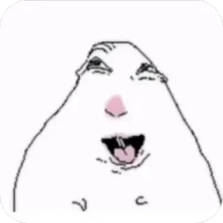 Telegram sticker 🫥 хамяки и прочая хуетень :: @homyak_stickers