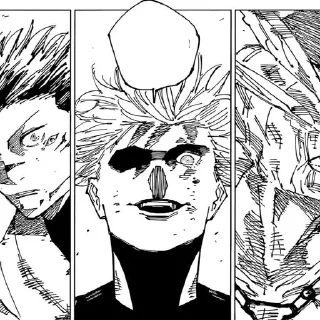 Телеграм стикер 😈 Gojo solo @jjk_stikers_bot