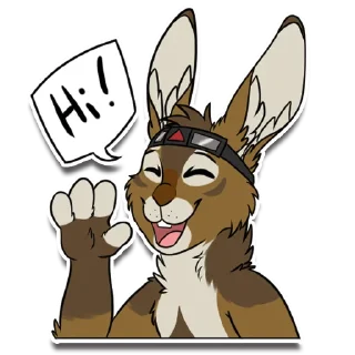 Telegram sticker 👋 Saváj O'Hare