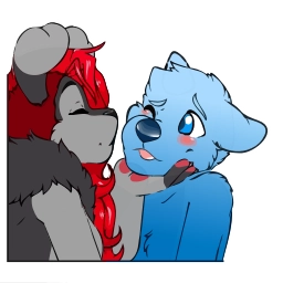 Telegram sticker 💋 Фуряхи💙 @stickrubot
