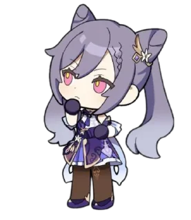 Telegram sticker 🤔 Keqing :: @fStikBot