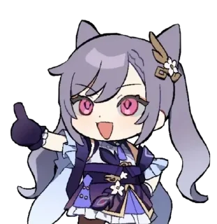 Video sticker 😀 Keqing :: @fStikBot