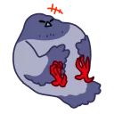 Sticker 😆 둘기콘