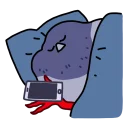 Telegram sticker 🌚 둘기콘