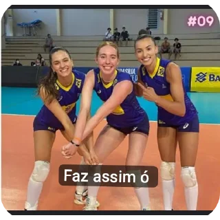 Telegram sticker 👍 Vôlei Br da zueira