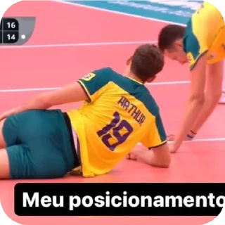 Sticker 👍 Vôlei Br da zueira