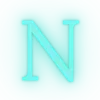 Sticker 🩵 blue neon ➜ @emoji_room