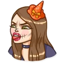 Sticker 🎃 Russian Streaming Girl