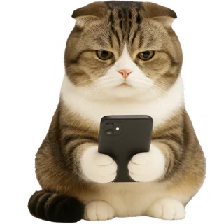 Video sticker 📱 Шотландский кот @Nyasticks