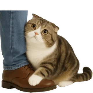 Video sticker 🥺 Шотландский кот @Nyasticks