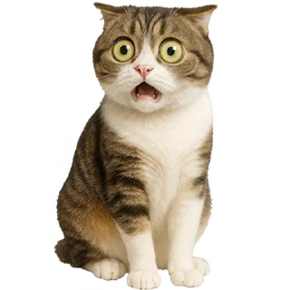 Telegram sticker 😱 Шотландский кот @Nyasticks