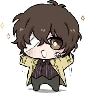 Sticker 😆 bungou stray dogs @animestickerchannel