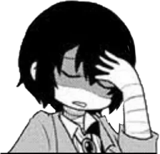 Telegram stiker 😑 bungou stray dogs @animestickerchannel