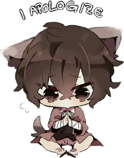 Video sticker 🥺 bungou stray dogs @animestickerchannel
