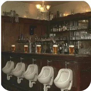 Sticker 🍽 🫠 Sinister Blob Quarters :: @fStikBot