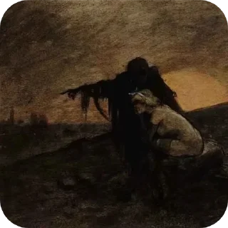 Telegram sticker 🐶 🫠 Sinister Blob Quarters :: @fStikBot