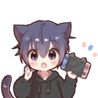 Telegram sticker ⭐ кошкомальчик :: @fStikBot
