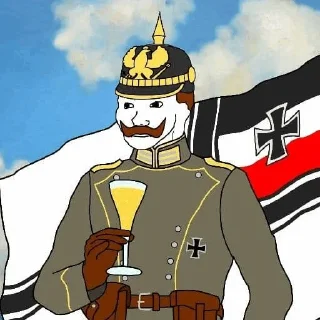 Телеграм стикер 🇩🇪 @wojak_history | GERMANY