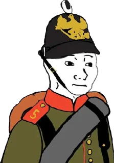 Телеграм стикер 🇩🇪 @wojak_history | GERMANY