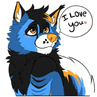 Telegram sticker 🥰 Kisho