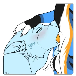 Telegram sticker 👅 Kisho