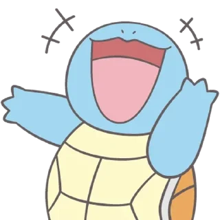 Telegram sticker 💬 감성 꼬부기 By @KakaoEmoticon