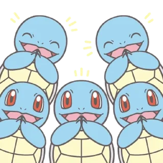 Telegram sticker 💬 감성 꼬부기 By @KakaoEmoticon