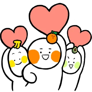 Telegram sticker 🍊 몽땅티콘