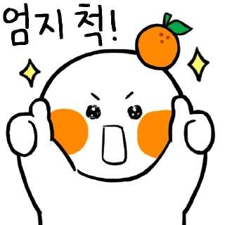 Sticker 🍊 몽땅티콘