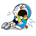 Telegram sticker 😭 Doraemon