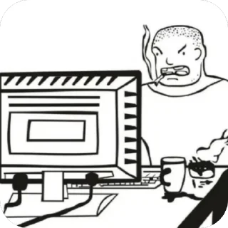 Telegram sticker 🫥 #малая#ебашить @faburje