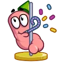 Telegram stiker 🥳 Worm