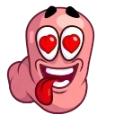 Telegram stiker 😍 Worm