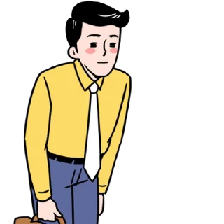 Telegram sticker 💬 즐겨라~ 직장생활! 봉춘그룹 By @KakaoEmoticon