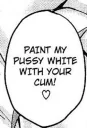 Telegram sticker 💦 Hentai quotes