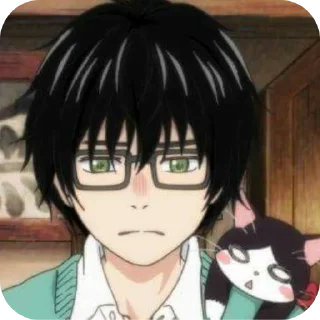 Telegram sticker 🙁 - ᗷY @ahMshY 𓉮 . Sangatsu no Lion