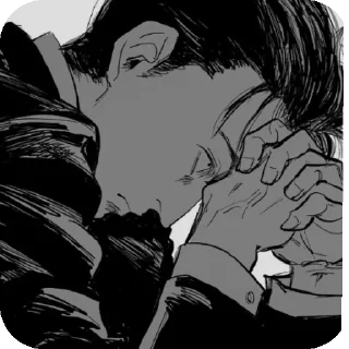 Telegram sticker 😓 Хигурума Хироми