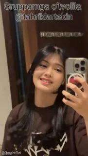 Video sticker 😍 Fayoza @Qonshubot