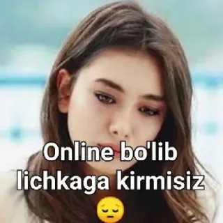 Telegram sticker 😔 Fayoza @Qonshubot