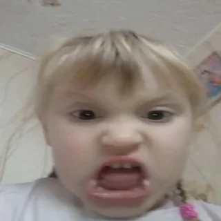 Sticker 🤬 devochka iz anime